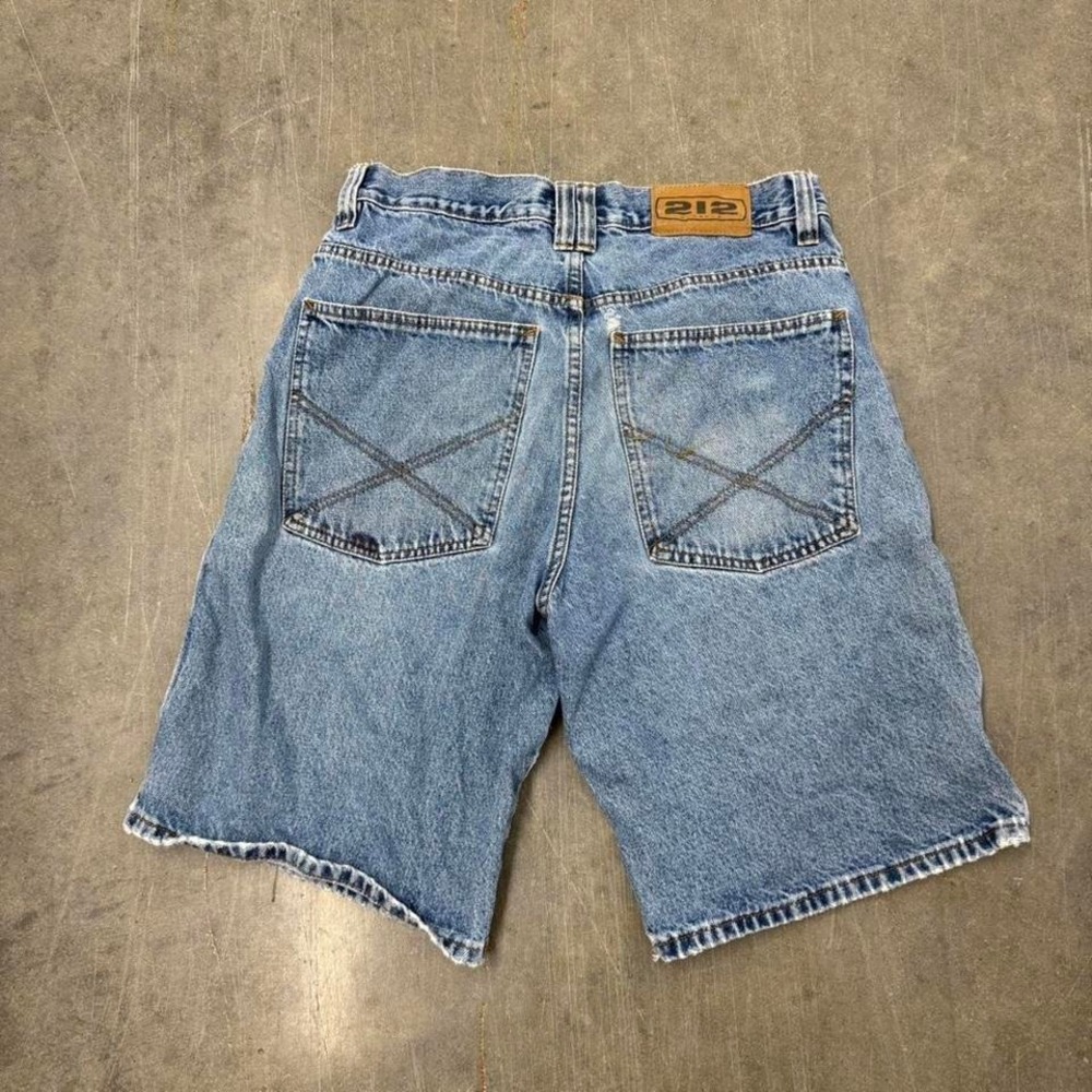 Vintage Y2K 212 Southpole Style Denim Shorts Baggy Skater Streetwear